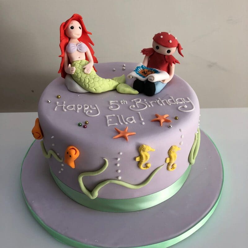 Pirate And Mermaid Birthday Cake 3 Pirate And Mermaid Birthday Cake