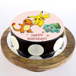 Pokemon Cartoon Photo Cake