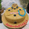Police Uniform Theme Fondant Cake 2 Police Uniform Theme Fondant Cake