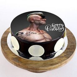 Popeye Cartoon Photo Cake