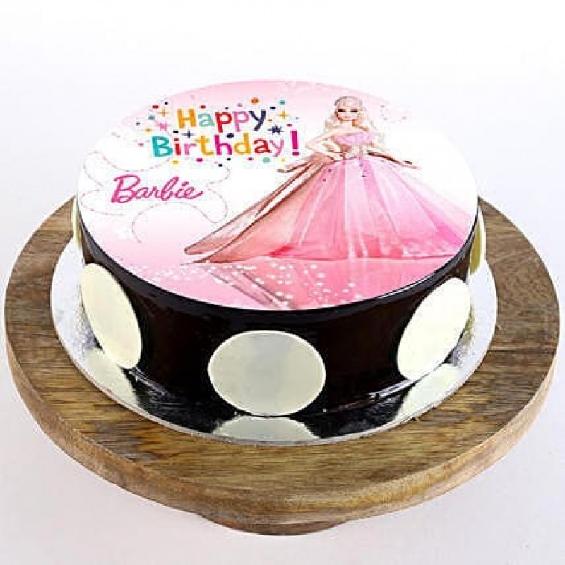 Princess Barbie Photo Cake 3 Princess Barbie Photo Cake