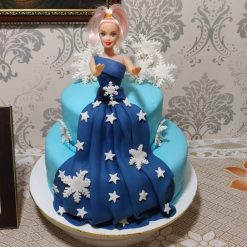 Princess Elsa Theme Birthday Cake