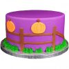 Pumpkin Fence Fondant Cake 500X500 1