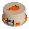 Pumpkin Theme Fondant Cake 1 Pumpkin Theme Fondant Cake 800X800W