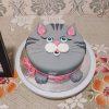 Pussy Cat Face Fondant Cake 2 Pussy Cat Face Fondant Cake