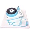 Record Deck Headphones Fondant Cake 800X800 1