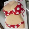 Red Polka Dot Color Bikini Fondant Cake 1 Red Polka Dot Color Bikini Fondant Cake 800X800 1