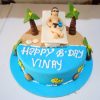 Relaxing On Beach Theme Cake 1 Relaxing On Beach Theme Cake 800X800 1