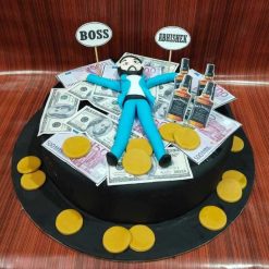 Rich Boss Theme Cake