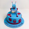 Robot Theme Designer Birthday Cake 2 Robot Theme Fondant Cake