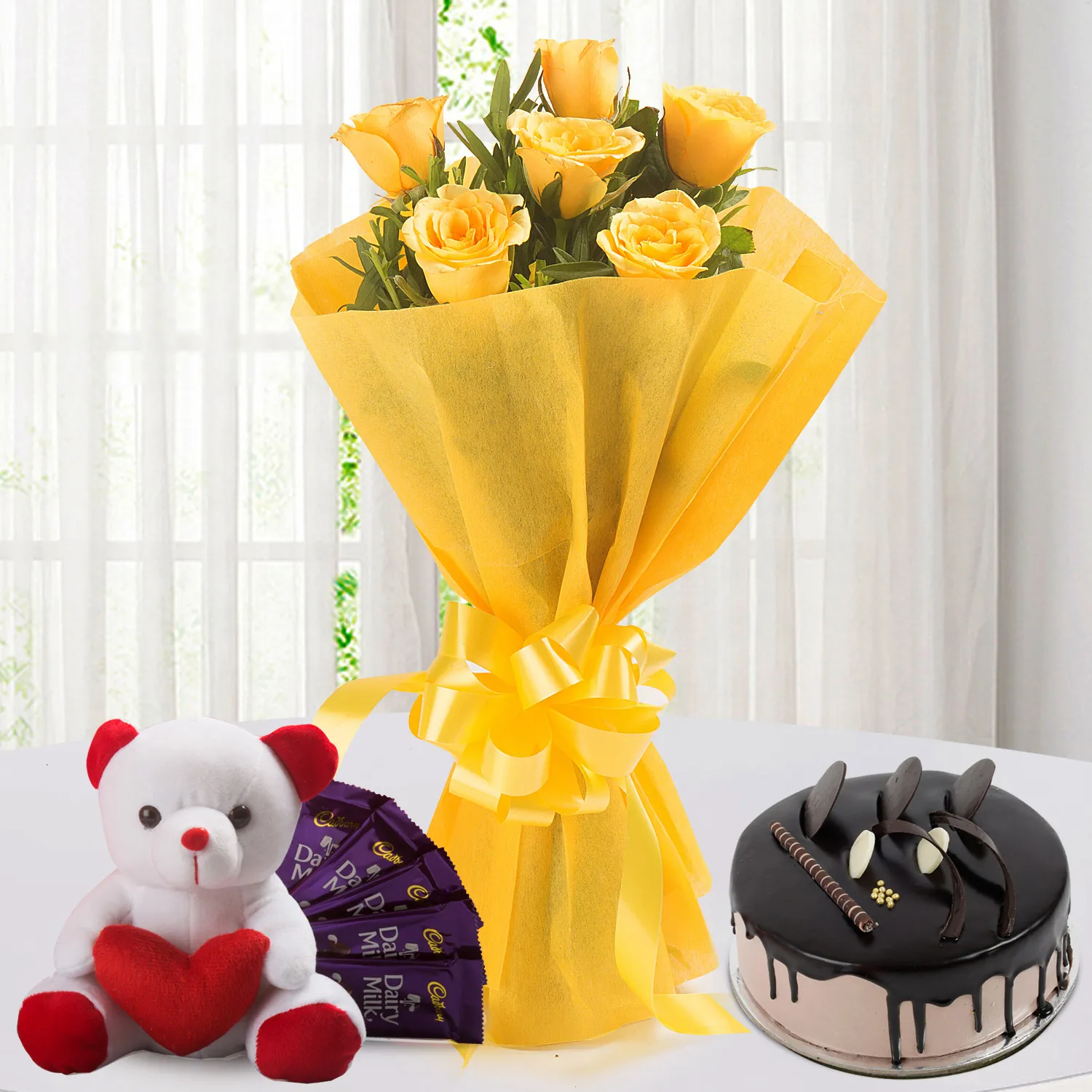 Roses And Choco Hamper Combo 3 Roses And Choco Hamper Combo