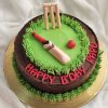 Cricket Semi Fondant Cake 1 Semi Cricket