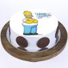Simpsons Pineapple Photo Cake 800X800 1