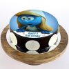 Smurfette Chocolate Photo Cake 800X800 1