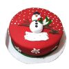 Snowman Christmas Fondant Cake 800X800 1