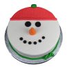 Snowman Face Fondant Cake 800X800W