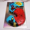 Spiderman And Batman 5 Number Cake 800X800 1