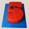 Spiderman Love Fondant Cake 1 Spiderman Love Fondant Cake 800X800 1