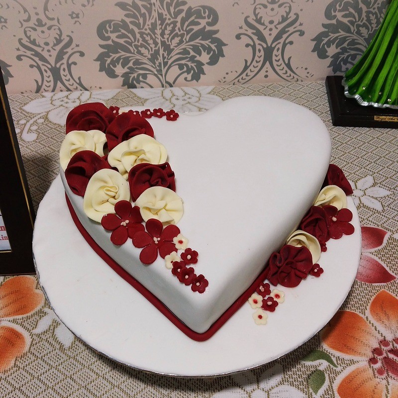 Tender Heart Designer Fondant Cake 3 Tender Heart Designer Fondant Cake