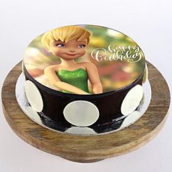 Tinker Bell Cartoon Photo Cake