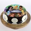 Tinker Bell Fairies Chocolate Photo Cake 800X800 1