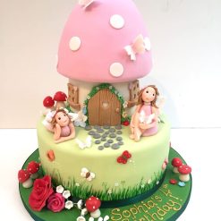 Toadstool Birthday Cake