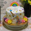 Unicorn Rainbow Theme Fondant Cake 800X800 1