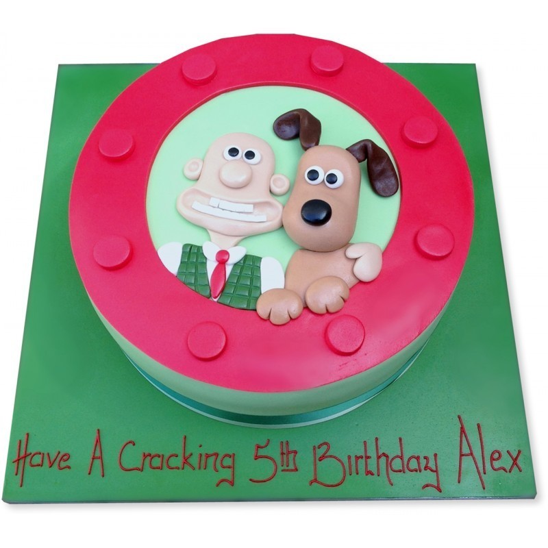 Wallace And Gromit Fondant Cake 3 Wallace And Gromit Fondant Cake