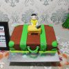 Workaholic Designer Fondant Cake