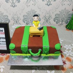 Workaholic Designer Fondant Cake